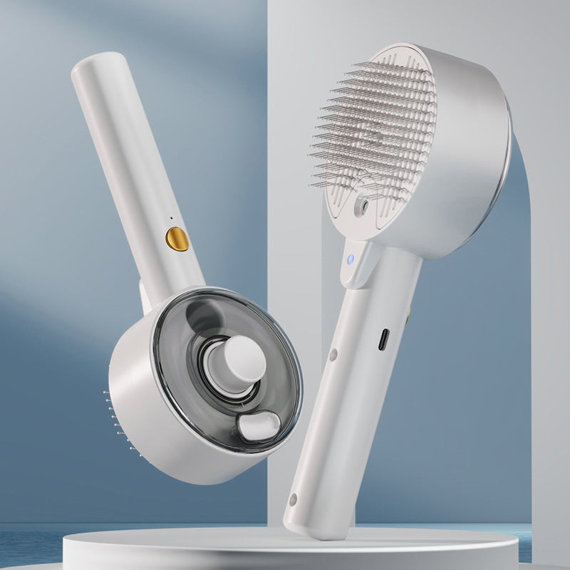 Self-Cleaning Pet Grooming Brush