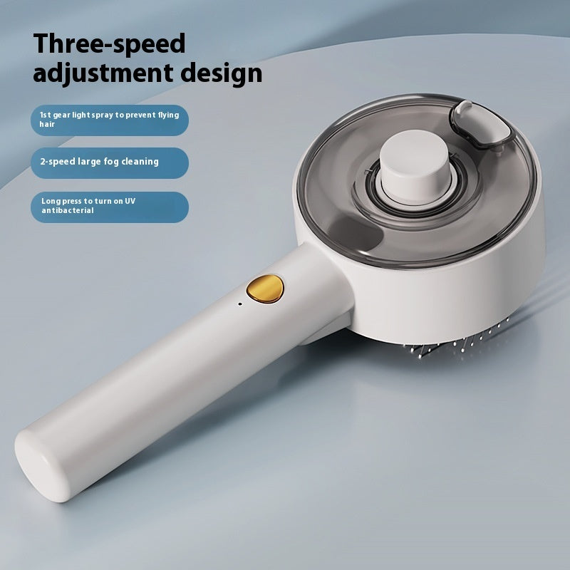 Self-Cleaning Pet Grooming Brush