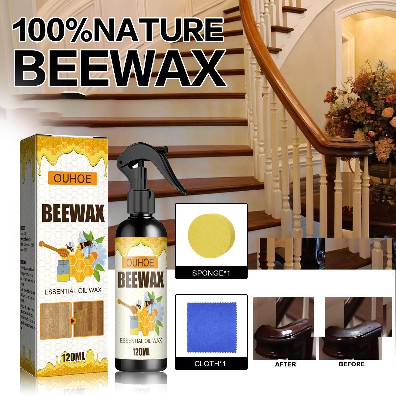 WoodShine Beeswax Spray – Natural Furniture Polish & Restorer