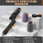Electric BBQ Grill Brush – Heavy-Duty Grease Cleaner