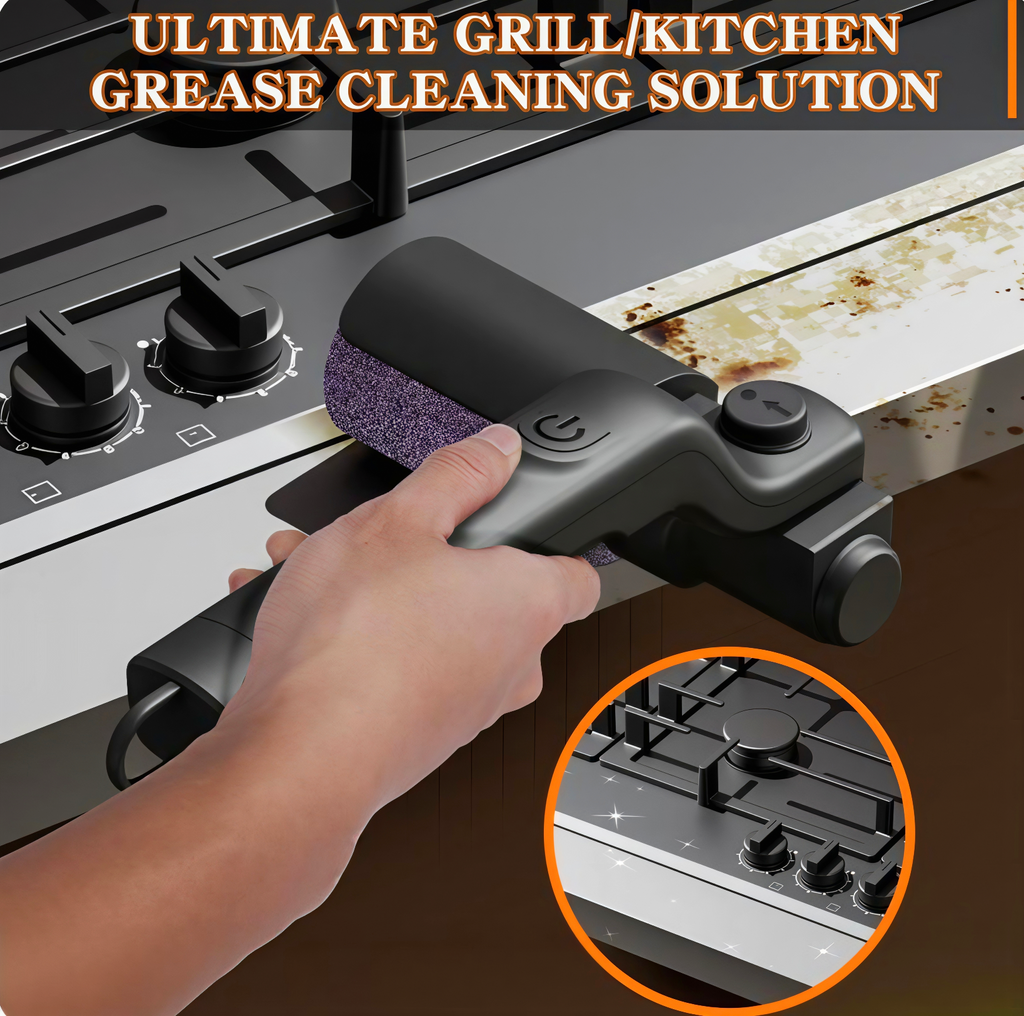 Electric BBQ Grill Brush – Heavy-Duty Grease Cleaner