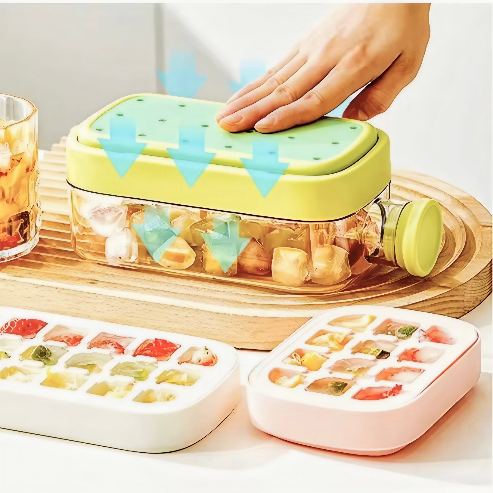 Sealed Ice Cube Tray – Food-Grade Reusable Freezer Mold