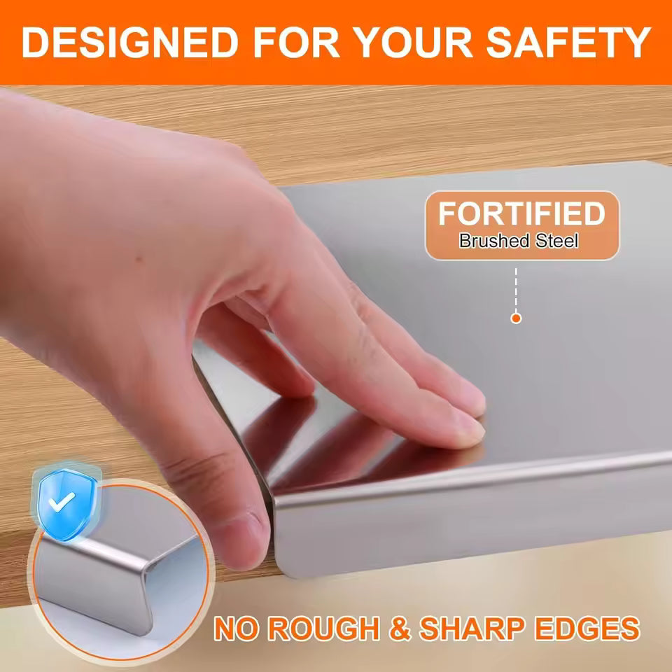 Food grade - Stainless Steel Cutting Board – Antibacterial Kitchen Mat