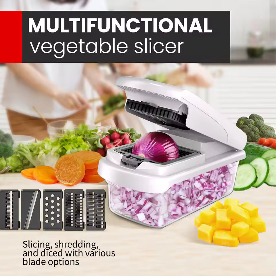 15-in-1 Vegetable Slicer – Multifunctional Kitchen Cutter