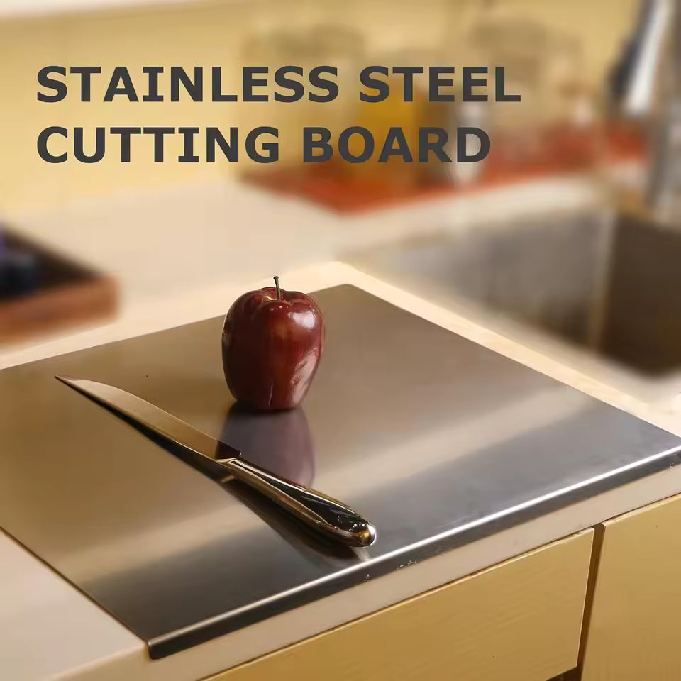 Food grade - Stainless Steel Cutting Board – Antibacterial Kitchen Mat