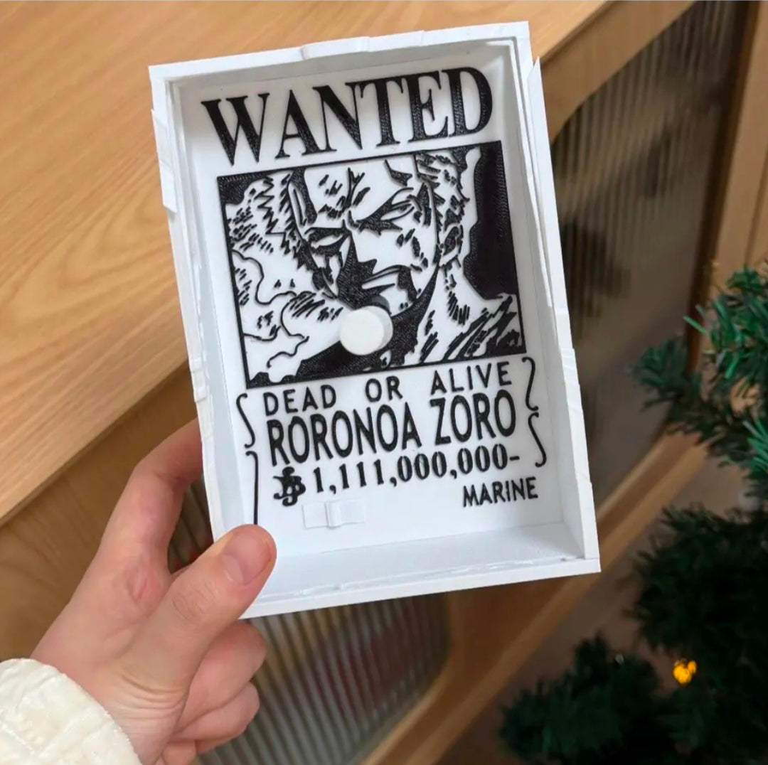 Zoro Shadow Night Light – One Piece Anime Lamp