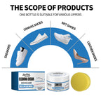 White Shoe Cleaning Cream – One-Wipe Stain Remover