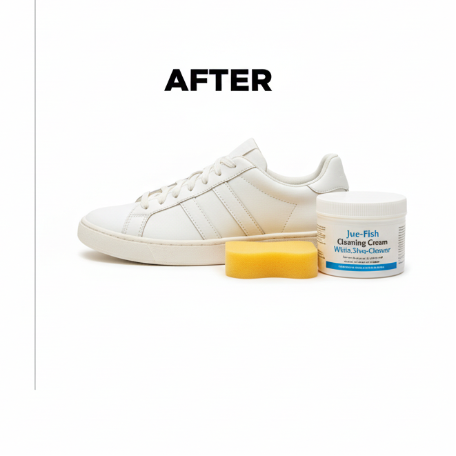 Before and After Shoe Cleaning