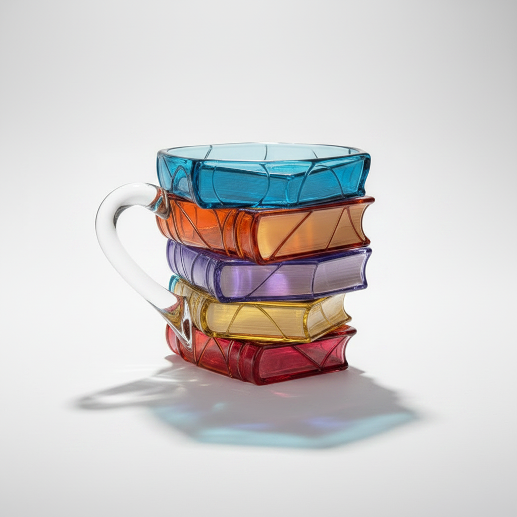 Book Lover's Ceramic Mug – Handle Reversed