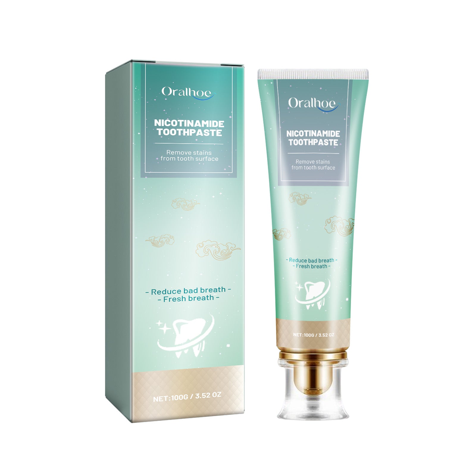 Nicotinamide Toothpaste Whitening Cleaning Care