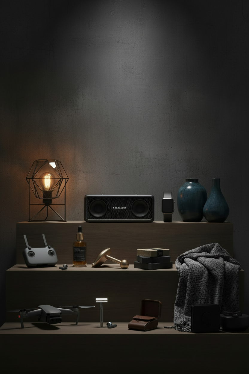 Dark theme vertical hero image