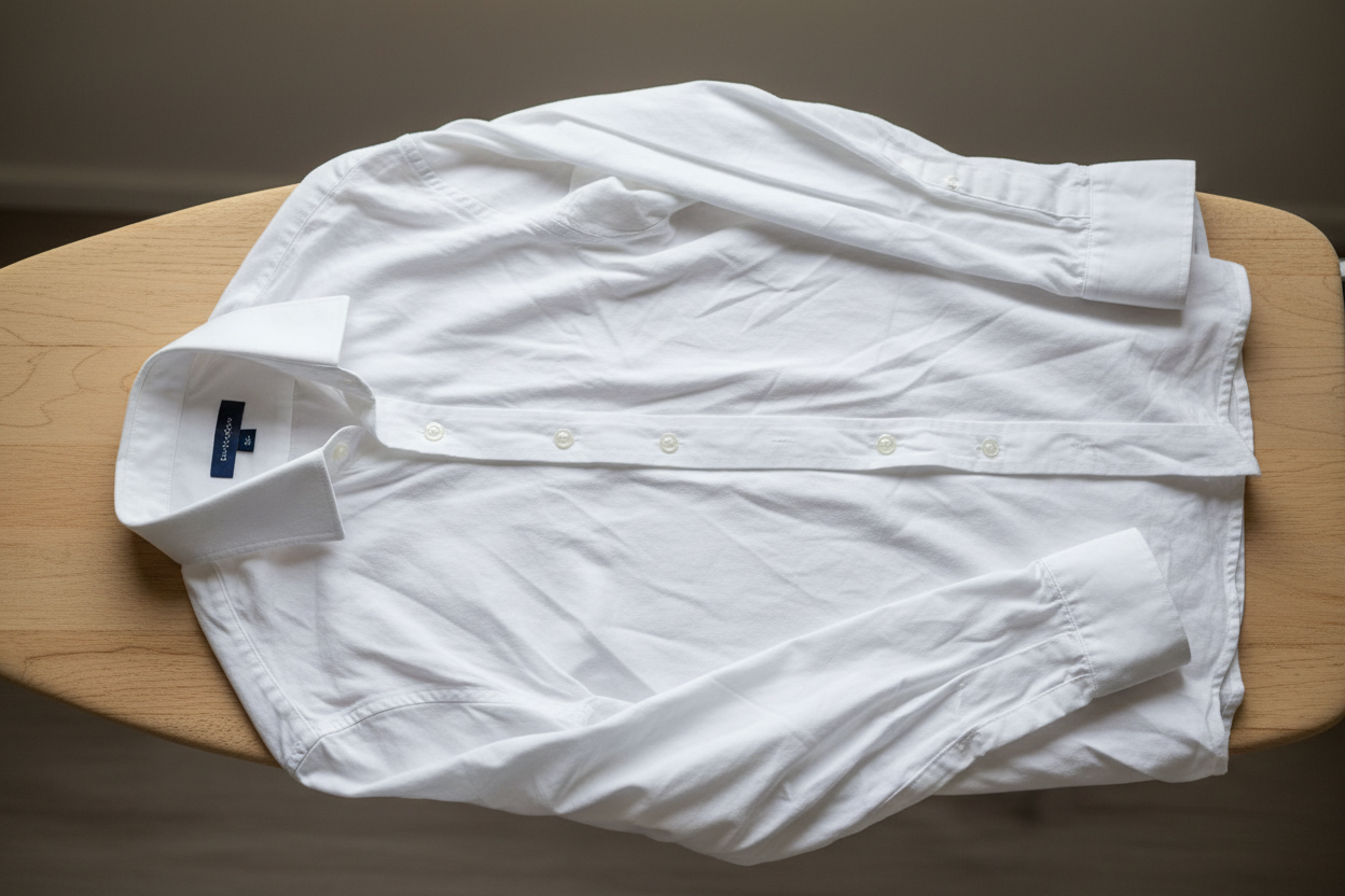 Heavily Wrinkled Shirt - Before Ironing