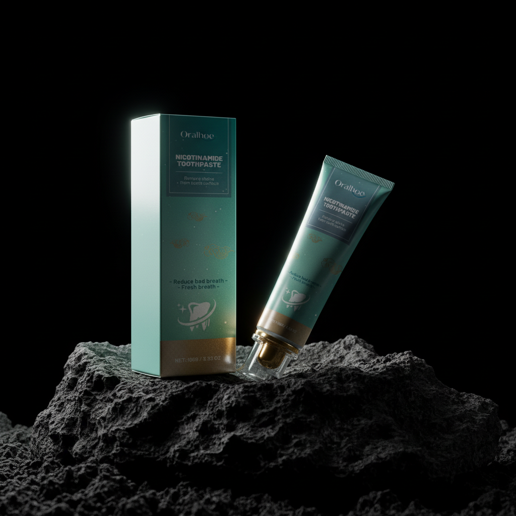 Oralhoe toothpaste with advanced professional lighting