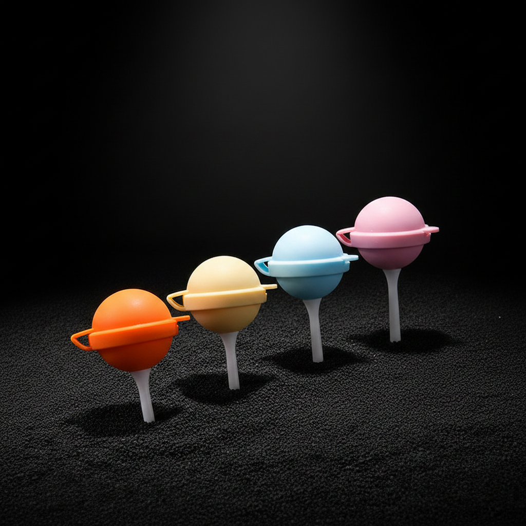 Planet Straw Toppers Dark Charcoal Theme