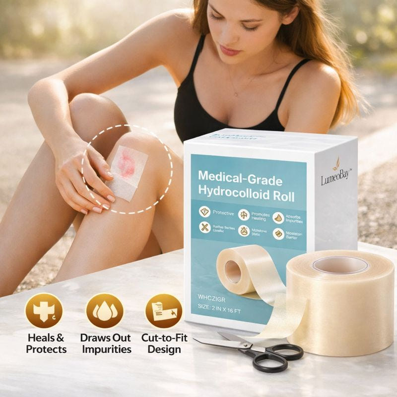 Hydrogel Wound Dressing Roll – Absorbent Acne & Wound Care
