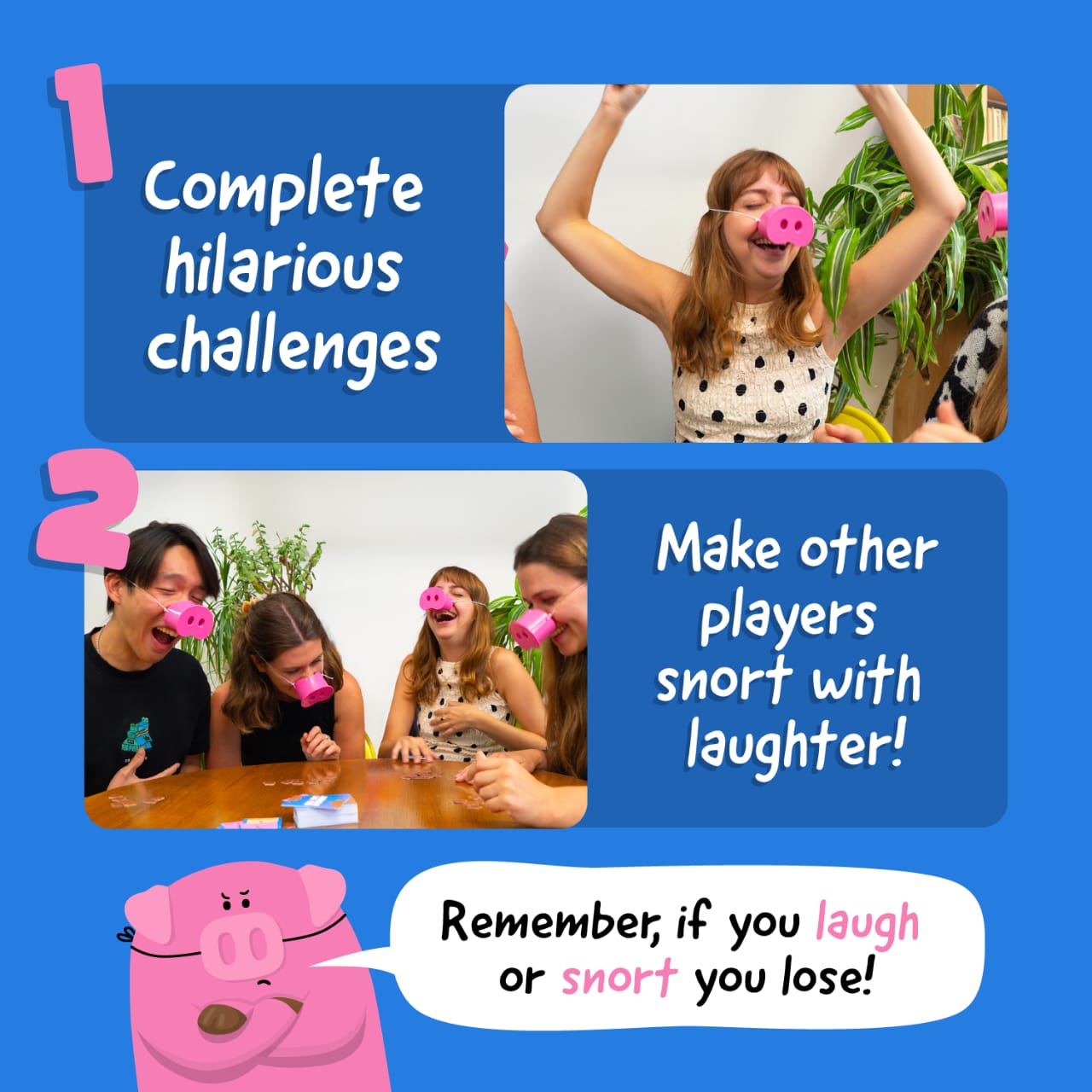 Snort Funny Pig game