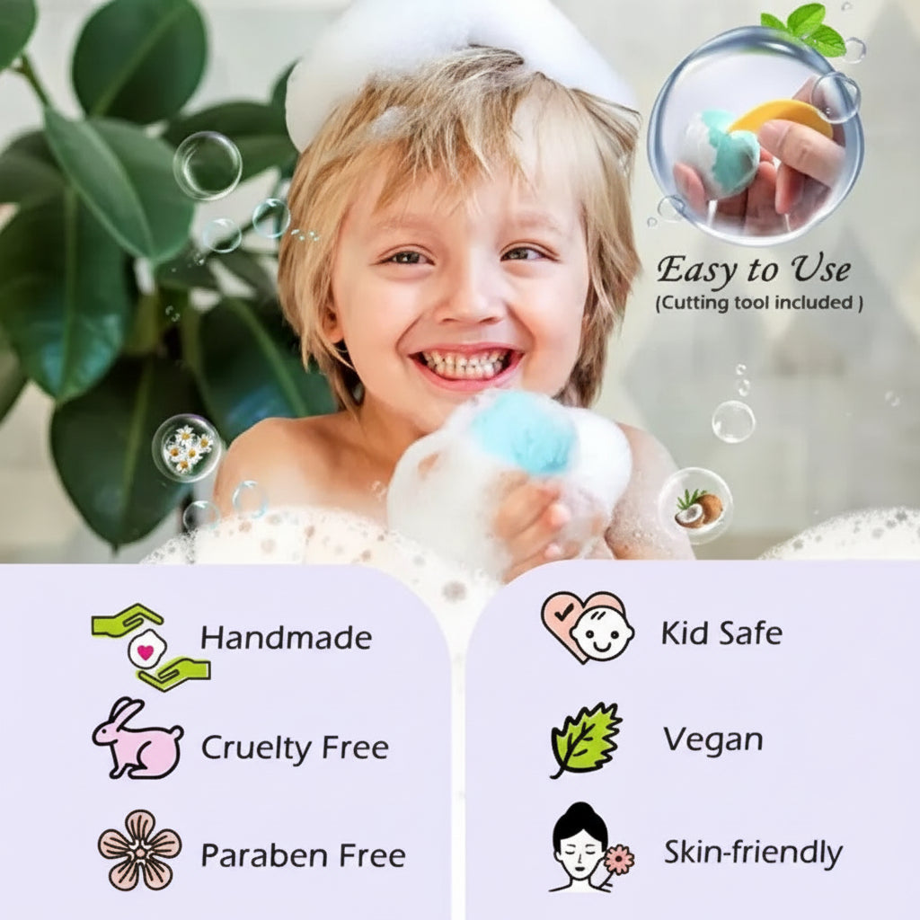 Magical Bath Bombs with Surprise Inside
