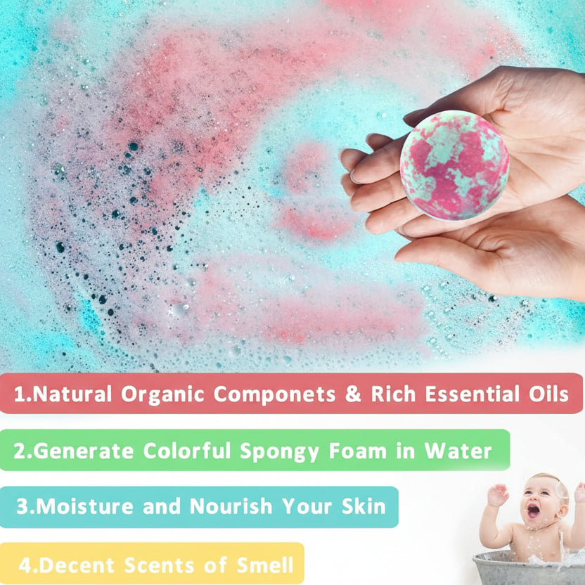 Magical Bath Bombs with Surprise Inside