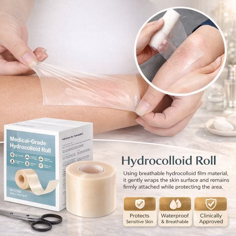 Hydrogel Wound Dressing Roll – Absorbent Acne & Wound Care