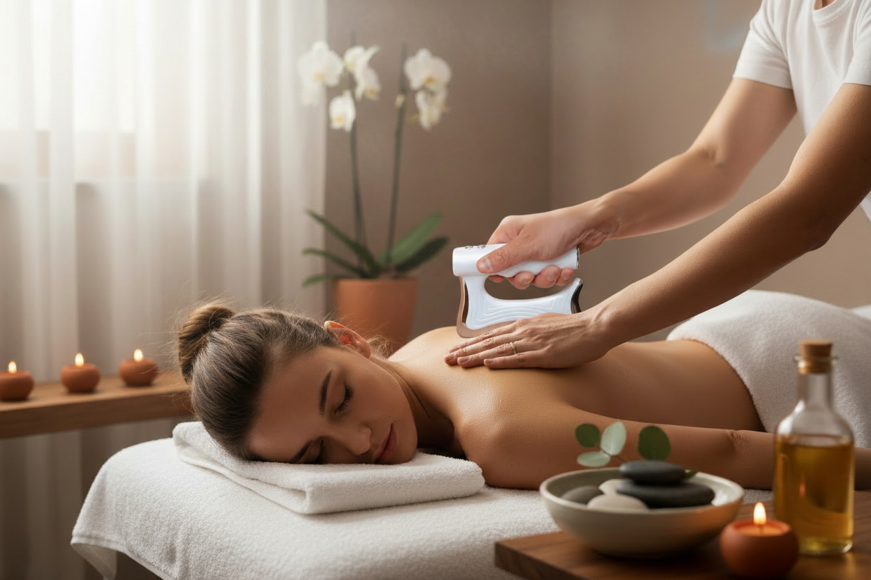 Spa Massage White Grip